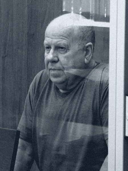 Іван Чорний у залі суду